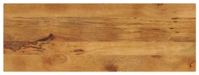 vidaXL Tampo de mesa retangular 160x50x3,8 cm mangueira maciça