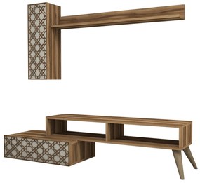 Unidade TV Planet – Nogueira e Creme – 150 cm x 37,8 cm x 37,2 cm
