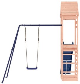 Conjunto de brincar para exterior madeira de douglas maciça