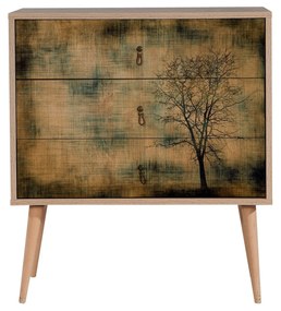 Cómoda Trio – Carvalho Sonoma – 80x90x40 cm