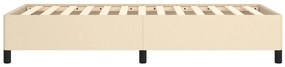 Estrutura de cama sem colchão 80x200 cm creme