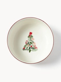 Taças de Natal em porcelana Eve, conjunto de 4