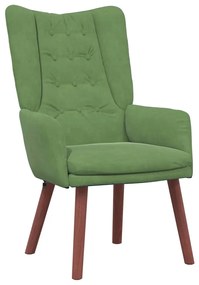 Poltrona Relaxante Velvet Verde Claro
