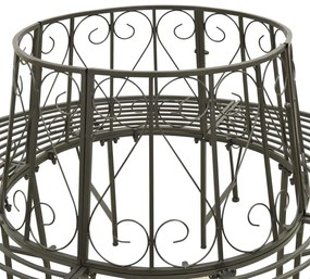 Banco de jardim para árvore 160 cm aço