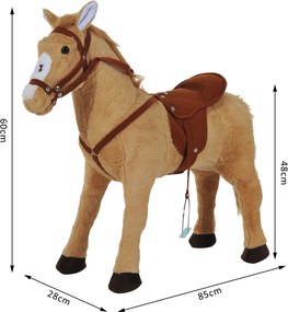 Cavalo de Brinquedo para Crianças de +3 Anos Cavalo de Brinquedo com S