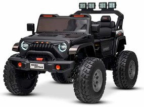 Jipe elétrico para crianças OFFRIDE 4x4 2 Lugares 24V bateria de litio, Rodas Grandes EVA com suspensão nas rodas traseiras, controlo remoto, luzes LE