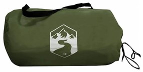 Lona de campismo 306x306 cm impermeável verde azeitona