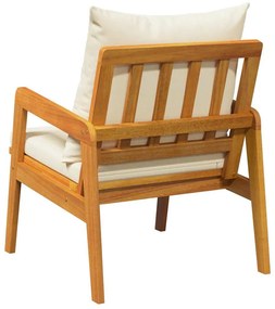 Cadeiras de Jardim 2 pcs 59.5x65x71.5 cm Madeira Sólida de Acácia