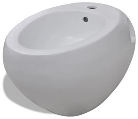 Bidé para pendurar na parede cerâmica branco