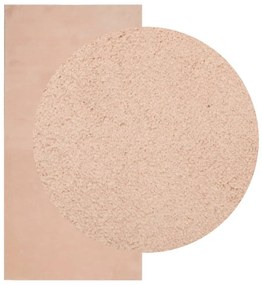 Tapete pelo curto macio e lavável HUARTE 100x200 cm rosa-pálido