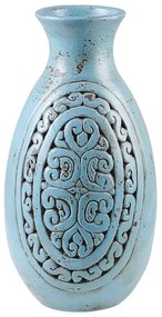 Vaso decorativo azul MEGARA Beliani