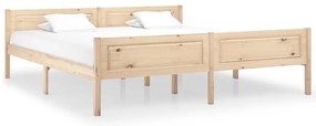 Estrutura de cama em pinho maciço 180x200 cm