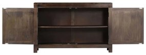 Aparador design esculpido 110x35x70 cm madeira mangueira maciça