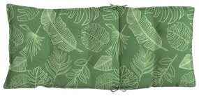 Almofadões p/ cadeira encosto alto 4 pcs tecido oxford folhas
