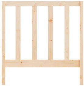 Cabeceira de cama 95x4x100 cm pinho maciço