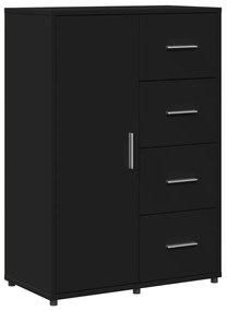 Aparadores 2 pcs 60x31x84 cm derivados de madeira preto