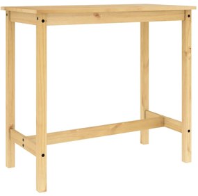 5 pcs conjunto de bar pinho maciço
