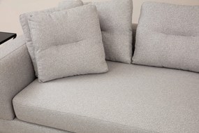 Sofá de Canto Padova Corner – Cinzento Claro – 140 cm x 385 cm x 200 c