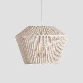 Candeeiro De Teto Em Papel Trançado Libel Branco - Sklum