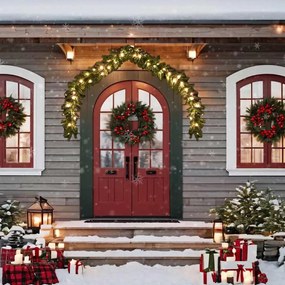 Grinalda de Natal com luzes LED 10 m