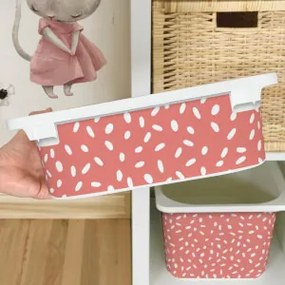 Autocolante para caixa IKEA TROFAST - Padrão Coral BOHO