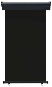 Toldo lateral para varanda 100x250 cm preto