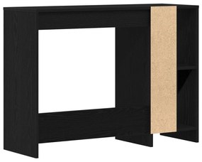 Escrivaninha vidaXL em madeira de carvalho preta 102,5x35x75 cm em mad