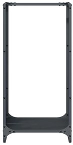 Suporte para lenha 40x30x80 cm aço laminado a frio antracite