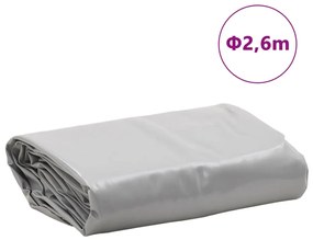 Lona Ø 2,6 m 650 g/m² cinzento
