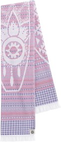 Toalha Pareo praia com franjas desenho jacquard 100x170 cm - Mundu