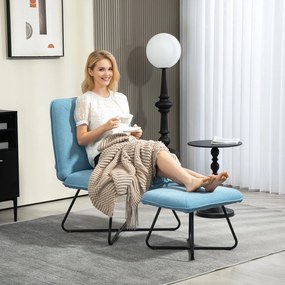 Poltrona Sala de Estar com Apoio para os Pés Poltrona Relax sem Apoio