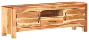 Móvel de TV 116x30x40 cm madeira de acácia maciça