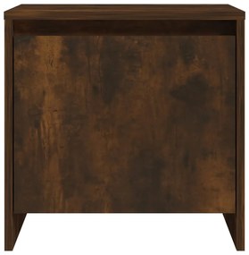 Mesa cabeceira 45x34x44,5cm derivados madeira carvalho fumado