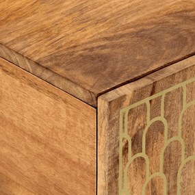 Mesa de centro 100x54x40 cm madeira de mangueira maciça