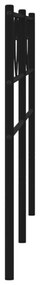 Cabeceira de cama 193 cm metal preto
