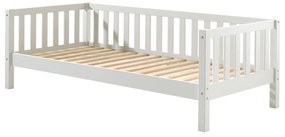 Cama infantil FRITZ (90x200) + Estrado Branca