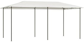 vidaXL Gazebo 2,98x5,3x2,59 m 160 g/m² cor creme