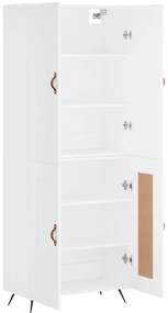 Armário alto 69,5x34x180 cm derivados de madeira branco