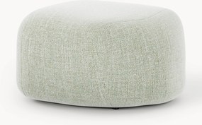 Pufe oval em bouclé Wolke