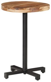 320275 vidaXL Mesa de bistrô redonda Ø50x75 cm madeira de acácia maciça