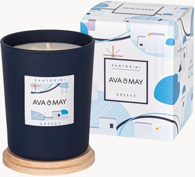 Vela perfumada Santorini (alecrim, fava tonka, cedro)