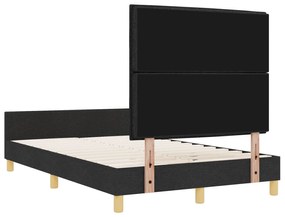 Cama vidaXL Preta 120x200 cm em Tecido