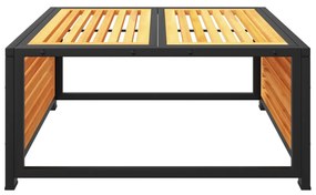 Mesa de jardim 68x68x30 cm madeira de acácia maciça