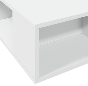 Estrutura de cama 200x200 cm derivados de madeira branco
