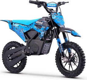 Mini moto elétrica para crianças 550W ROAN RXF até 25 km/h Com Limitador (24V-12AH) 10/10 Azul