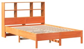 Cama com estante sem colchão 160x200 cm pinho maciço