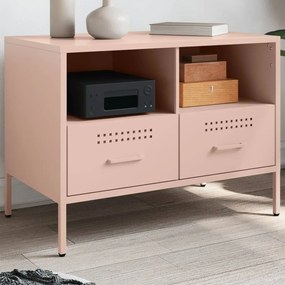Móvel de TV 68x39x50,5 cm aço rosa