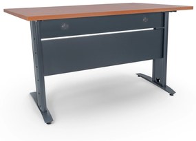 Secretária de Escritório 1800x800x750mm Soho – Antracite / Cerejeira