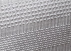 COLCHA DE VERÃO COM FOLHOS - COLCHA NINHO DE ABELHA- COLCHA DE VERÃO COR BRANCO: 1 Fronha vazia 50x70 cm