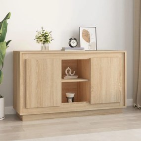 vidaXL Aparador 102x35x60 cm derivados de madeira cor carvalho sonoma